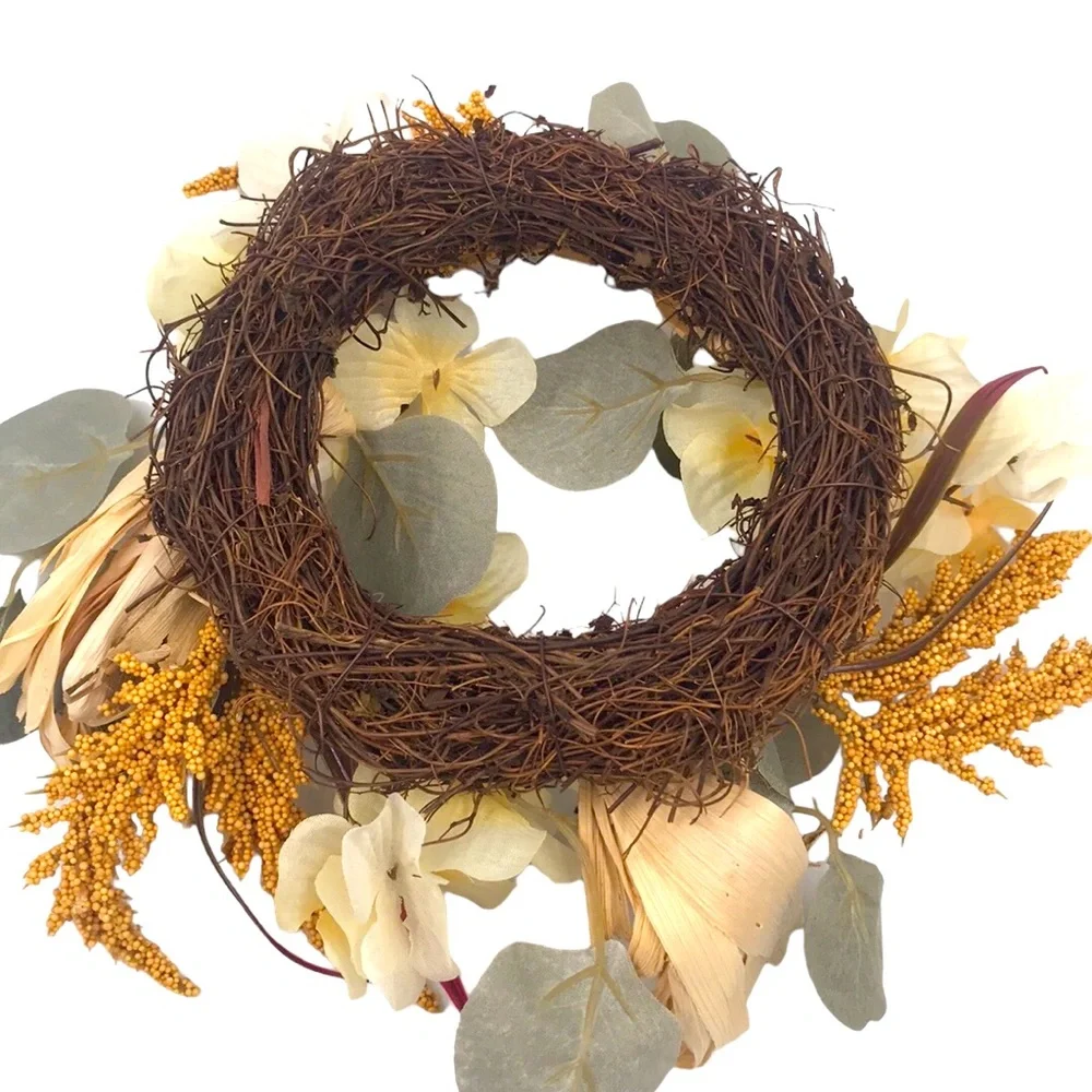 Mini Harvest Wreath Floral Arrangement decor